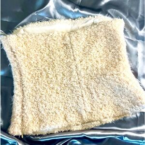 Cream Stylish Tube Top